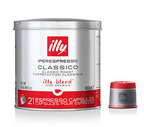 Кава в капсулах illy IperEspresso Classico Medium 21 шт Італія іллі айпер капсули