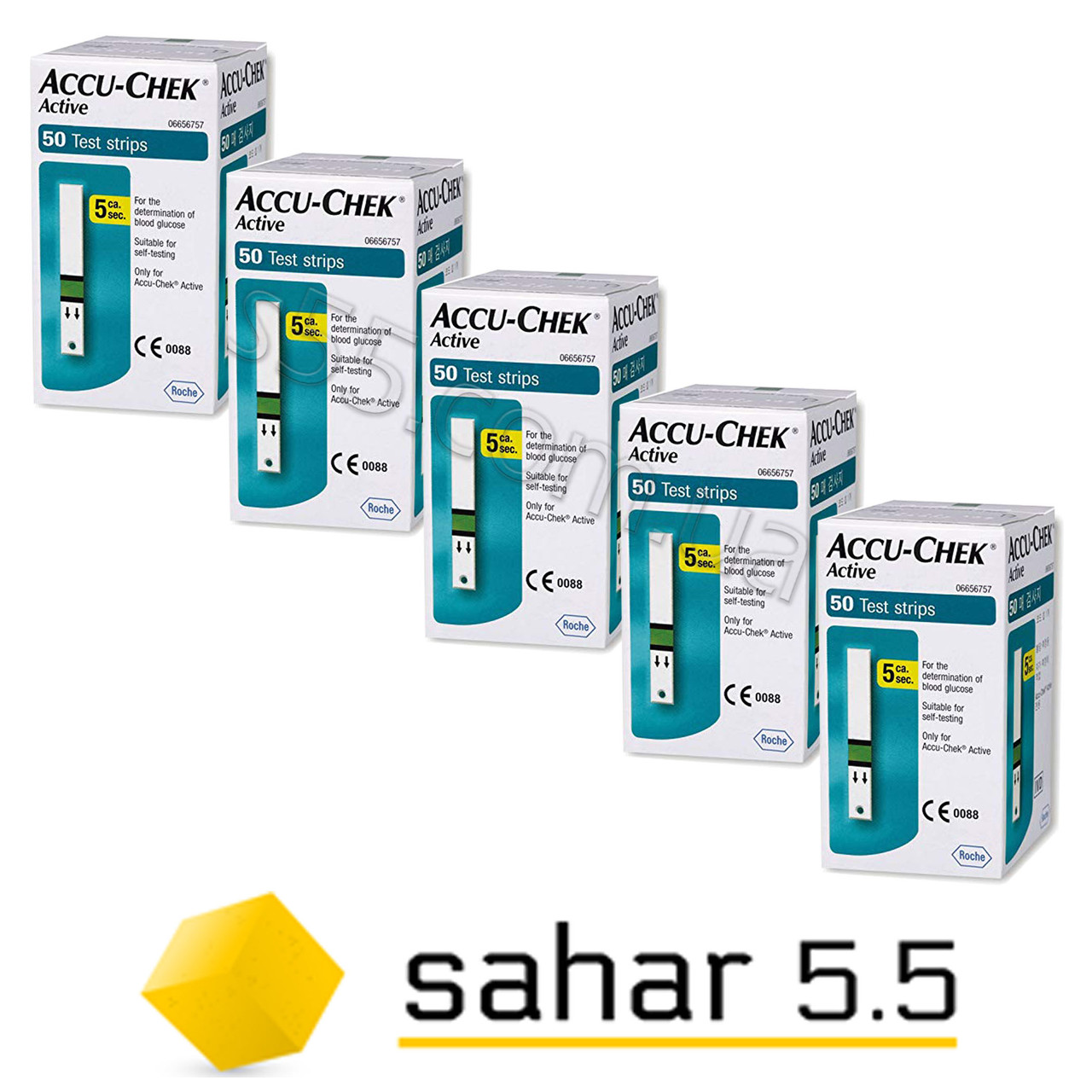 Тест-смужки Акку Чек Актив 5 уп. 50шт. - Accu Chek Active