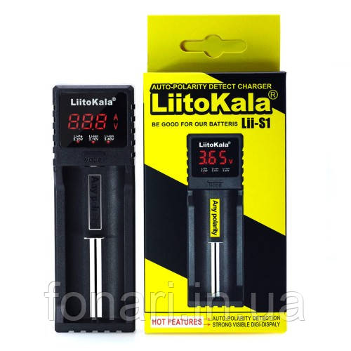 LiitoKala Lii-S1 — Універсальний зарядний пристрій для Li-ion/LiFePO4/IMR/Ni-Mh/Ni-Cd