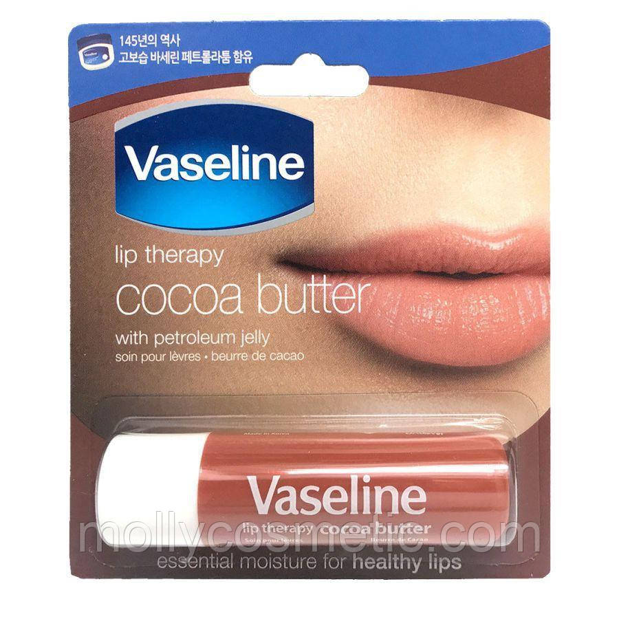 Гігієнічна губна помада Vaseline Cocoa butter