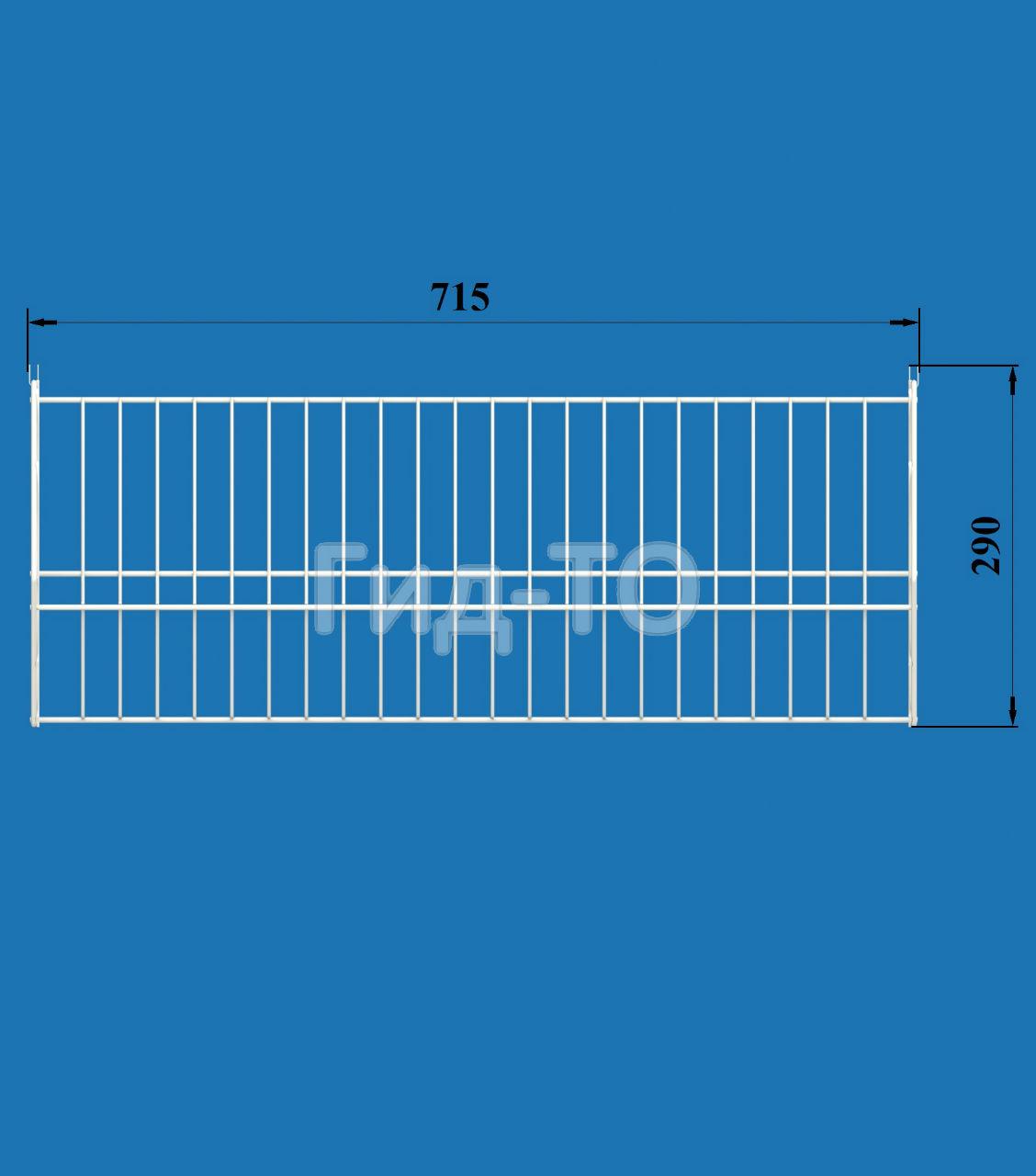 Корзина сетчатая Хлебная 715х410х280 мм - фото 4 - id-p15687768