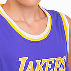 Форма баскетбольна підліткова NBA Lakers 0563 (баскетбольна форма): зріст 115-160 см, фото 10