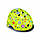 Дитячий захисний шолом Globber Квіти зелений з ліхтариком 48-53см (XS/S) 507-106, фото 2