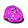 Защитный детский шлем Globber Цветы розовый с фонариком 48-53см (XS/S) 507-110, фото 2