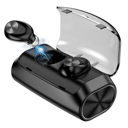 Бездротові навушники Bluetooth 5.0 Alitek V6 TWS Stereo (2600mAh box), фото 2