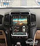 Штатна магнітола для Toyota Land Cruiser 200 2008-2015 Tesla Style на Android, фото 3