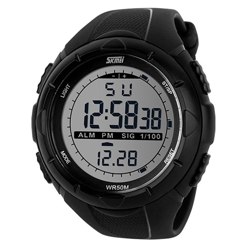 Чоловічі спортивні годинник Skmei Military Dive (1025) чорні