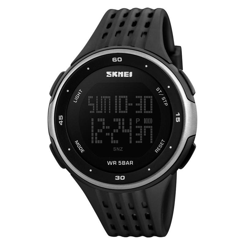 Спортивні годинник SKMEI 1219 чорні з сірим
