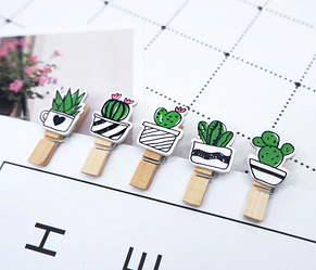 Прищіпки міні для декору 10 шт