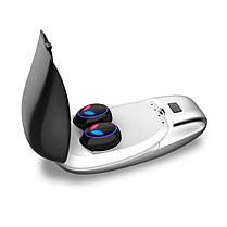 Бездротові сенсорні Bluetooth навушники Alitek E8 TWS Black case, фото 3