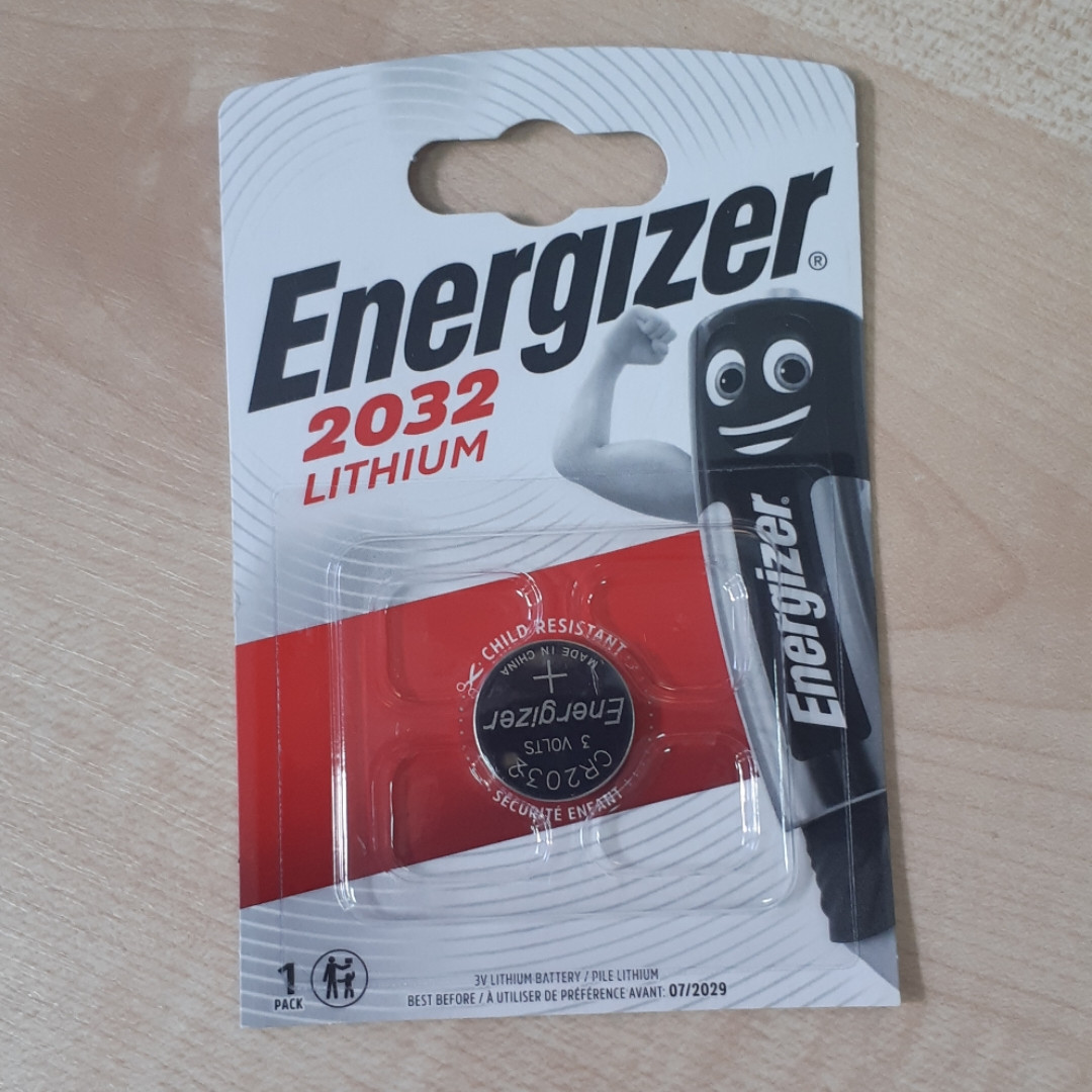 Дискова батарейка ENERGIZER Cell Lithium 3V CR2032