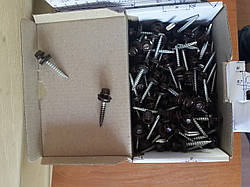 Саморізи покрівельні пофарбовані 4,8х35