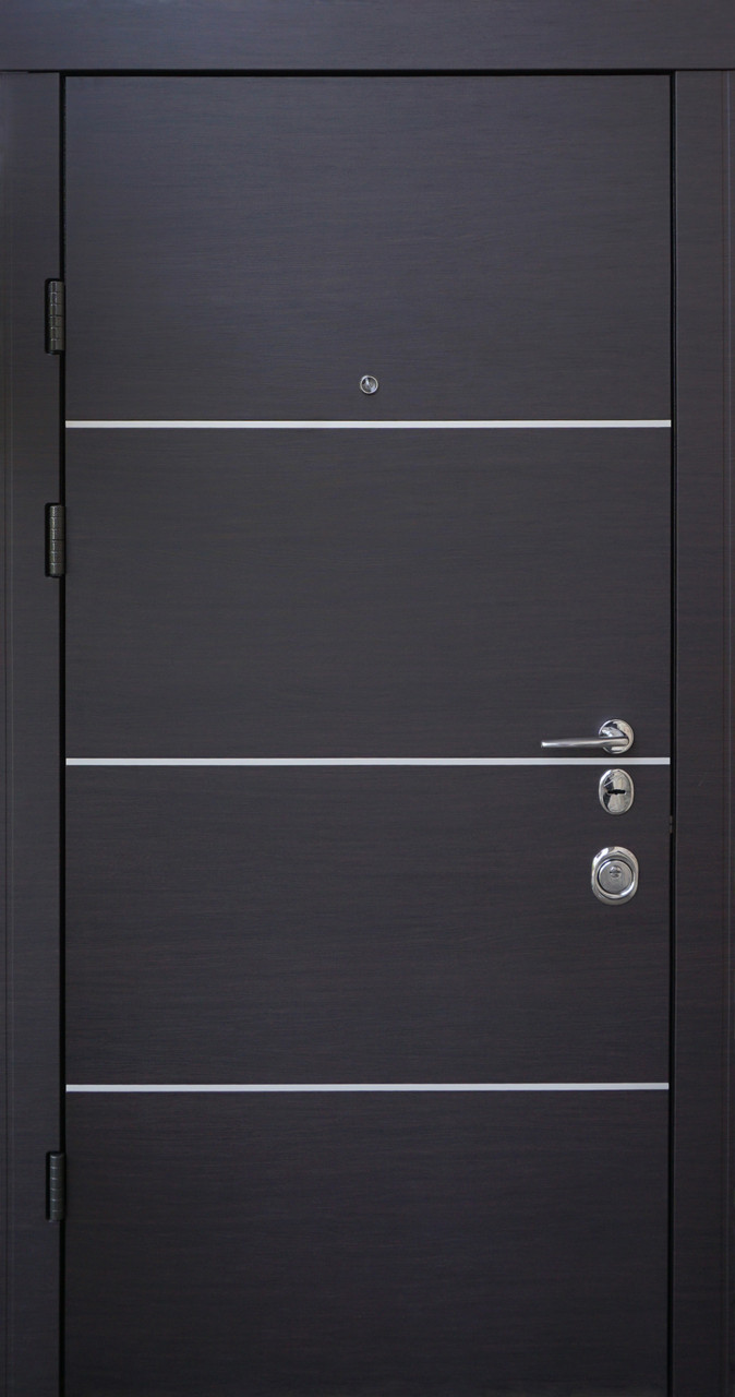 Двері квартирні, QDoors, модель Горизонт AL, комплектація Авангард, замок MOTTURA