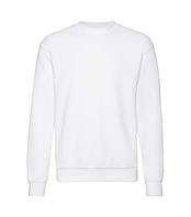 Мужской свитер-реглан утепленный белый 202-30