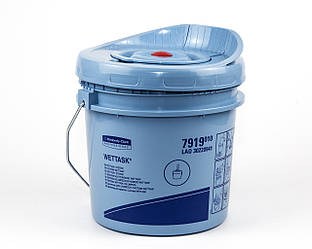 Диспенсер пластиковий блакитний, для дезинфикуючих серветок у рулоннах Wettask