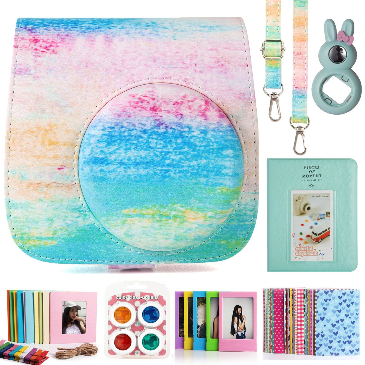 Набір для Камери моментального друку Fujifilm Instax Mini 11 Чохол, Лінзи, Рамкі, Альбом, Стикери, фото 1