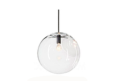 Підвісний світильник скляна куля d25 см Е27, 1,5 м