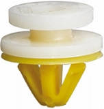 Кліпса кріплення внутрішньої обшивки (жовто-біла) — Китай - SK-7059