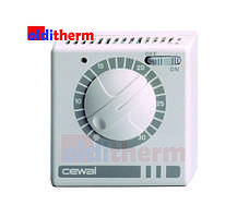Кімнатний механічний датчик (термостат) для котла, конвектора CEWAL RQ 30
