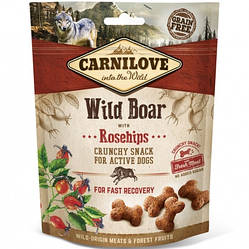Carnilove Dog Crunchy Snacks Wild Boar with Rosehips Ласощі для собак кабан, шипшина, 200г