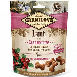 Carnilove Dog Crunchy Snacks Lamb with Cranberries Ласощі для собак ягня, журавлина, 200г