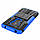 Чохол для Armored Motorola Moto G7 Play (XT1952-1) захисний бампер з підставкою синій, фото 3