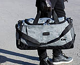 Спортивна Сумка дорожня для фітнесу, подорожей (чорна), фото 2