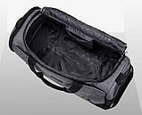 Спортивна Сумка дорожня для фітнесу, подорожей (чорна), фото 10