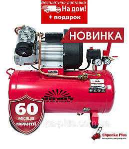 Компресор 2-циліндровий, 55 л, 2,2 кВт, 375 л/хв, Латвія Vitals Professional GK 55t 472-8a