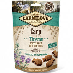Carnilove Dog Semi-Moist Carp with Thyme Ласощі для собак короп і чебрець, 200г