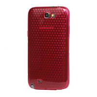 Чехол Diamond TPU на Samsung Galaxy Note 2 II N7100, красный