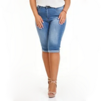 Жіночі джинсові шорти, бриджі великих розмірів, Туреччина