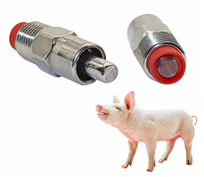 Чашкові поїлки, ніпельні поїлки для свиней, кіз, овець, поросят.