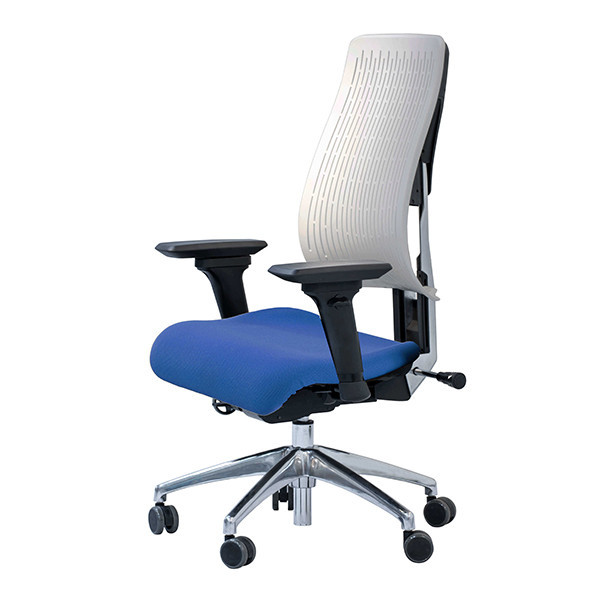 Ергономічне крісло Truly grey/blue сіро-блакитне TRULY CHAIR без підголівника