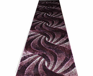 Доріжка сучасна DAISYCARVING 8478a ширина 1,2 Фіолетовий