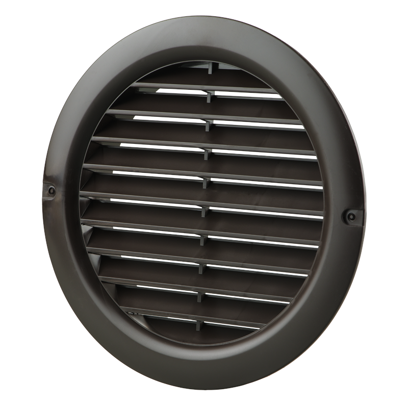 Приточно-витяжна решітка МВ 100 бв ABS, коричнева