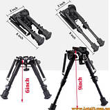 Сошки HARRIS на планку Пікатіні Вівера сошки на антабку сошки на АК-74 М14 АКМ cошки для AR15, фото 4