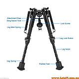 Сошки HARRIS на планку Пікатіні Вівера сошки на антабку сошки на АК-74 М14 АКМ cошки для AR15, фото 9