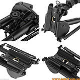 Сошки HARRIS на планку Пікатіні Вівера сошки на антабку сошки на АК-74 М14 АКМ cошки для AR15, фото 10