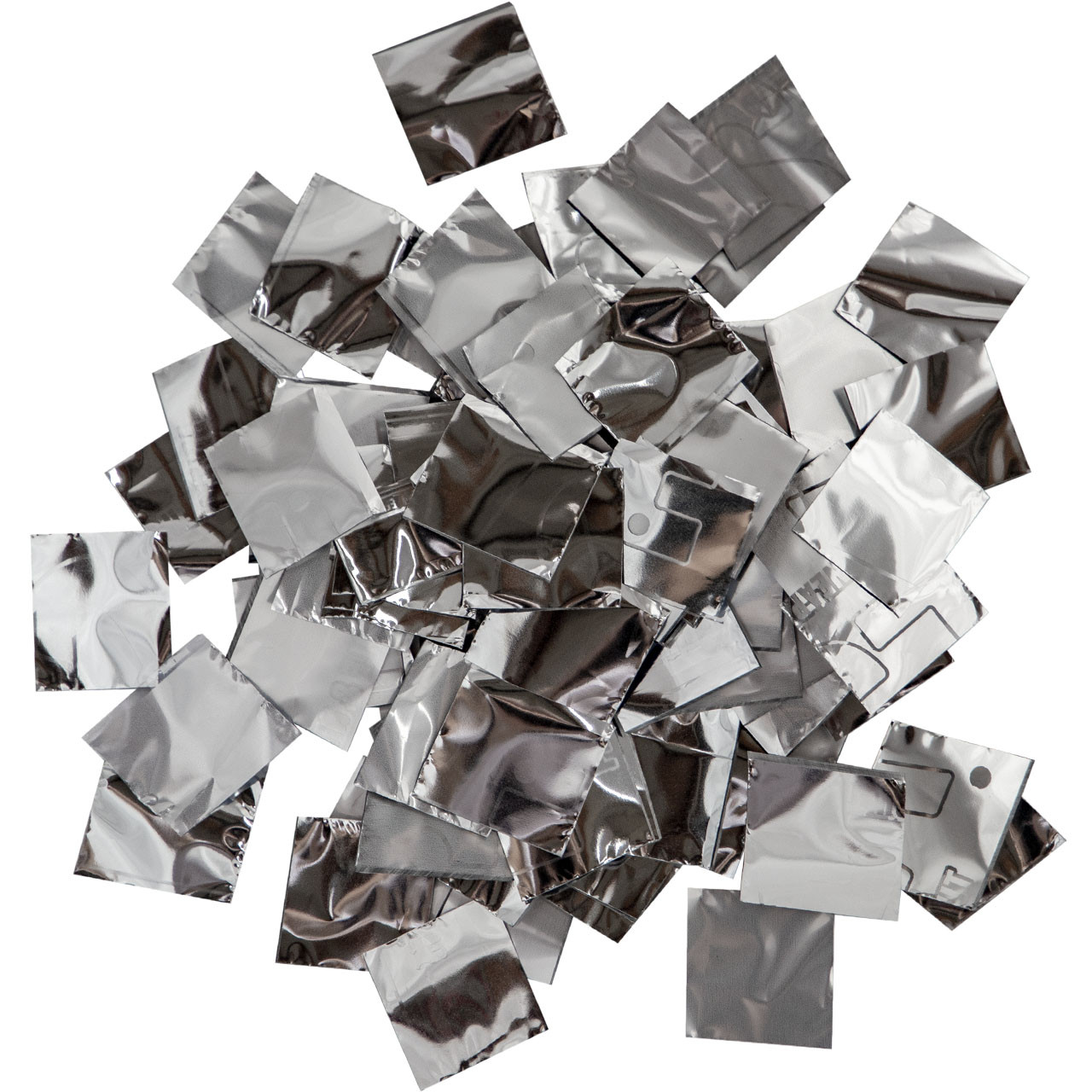 Конфетті-Метафан ЛК209 Срібний матово-блискучий 2х2 1кг, фото 1