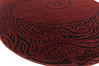 Килим FLORYA 0069 1,6Х2,35 Червоний овал, фото 2