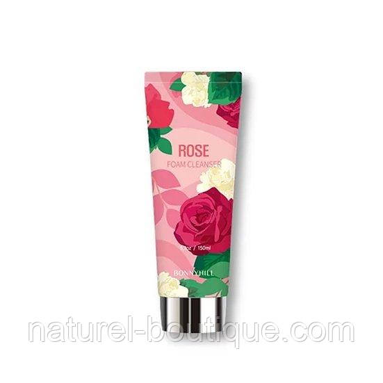 Очисна пінка Bonnyhill з екстрактом троянди
Flower Cleansing Foam Rose