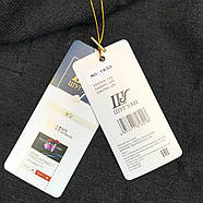 Гамаші чоловічі безшовні бавовна Шугуан, темно-сірі, 1833, фото 5