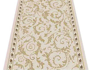 Доріжка сучасна SAFIR 0115 ширина 1 Білий з бежевим