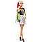 Яскрава лялька Барбі Райдужне сяйво волосся Barbie Rainbow Sparkle Hair Doll блискуче райдужне волосся, фото 2
