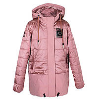 Пальто демисезонное для девочек Jane 158 розовый 29070