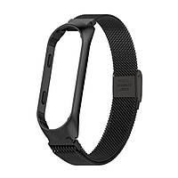 Ремінець для Xiaomi Mi Band 3 / 4 Metal Black