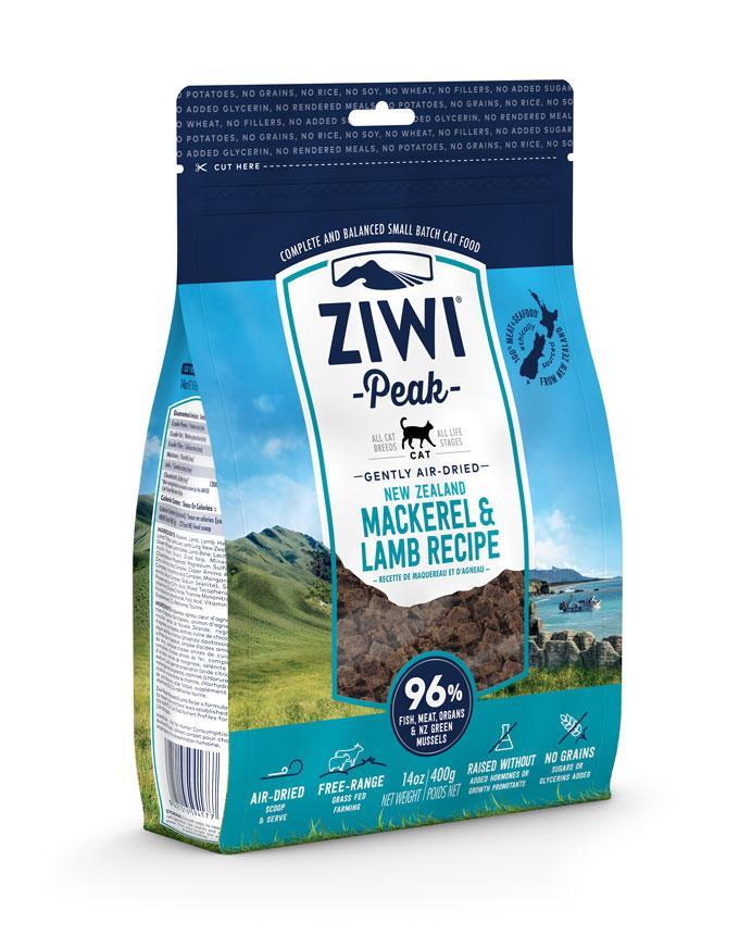 Ziwi Peak Air Dried Mackerel Lamb For Cats -Висушений на повітрі корм для кішок – Макрель і Ягня 400г