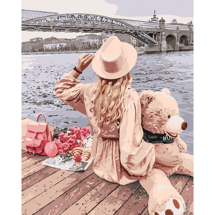 Малювання за номерами Дозволь собі мріяти KHO4613 Ідейка 40 х 50 см (без коробки), фото 1