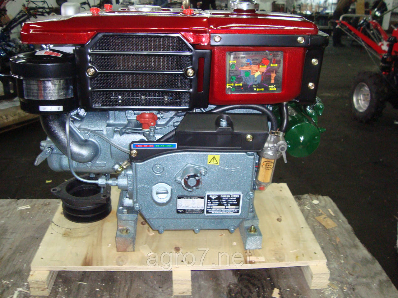 Двигун ДД190 В 10 л.с. (ручний стартер) - фото 6 - id-p32492381